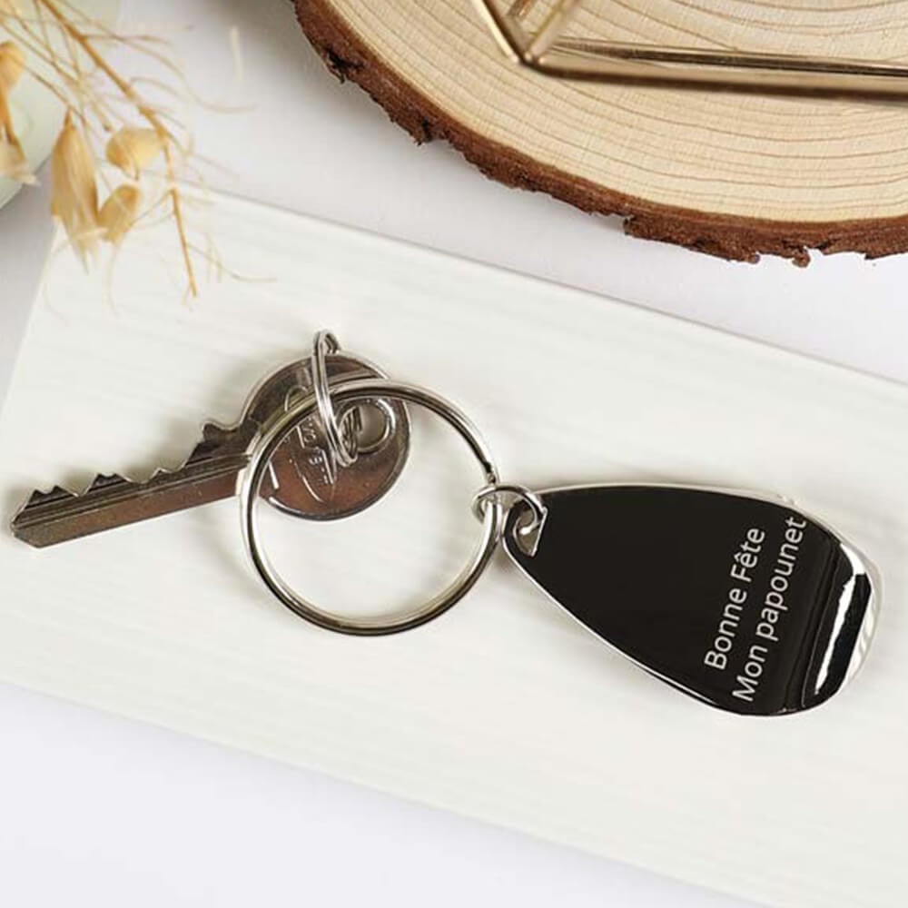 Ocadeau Porte clef décapsuleur gravé