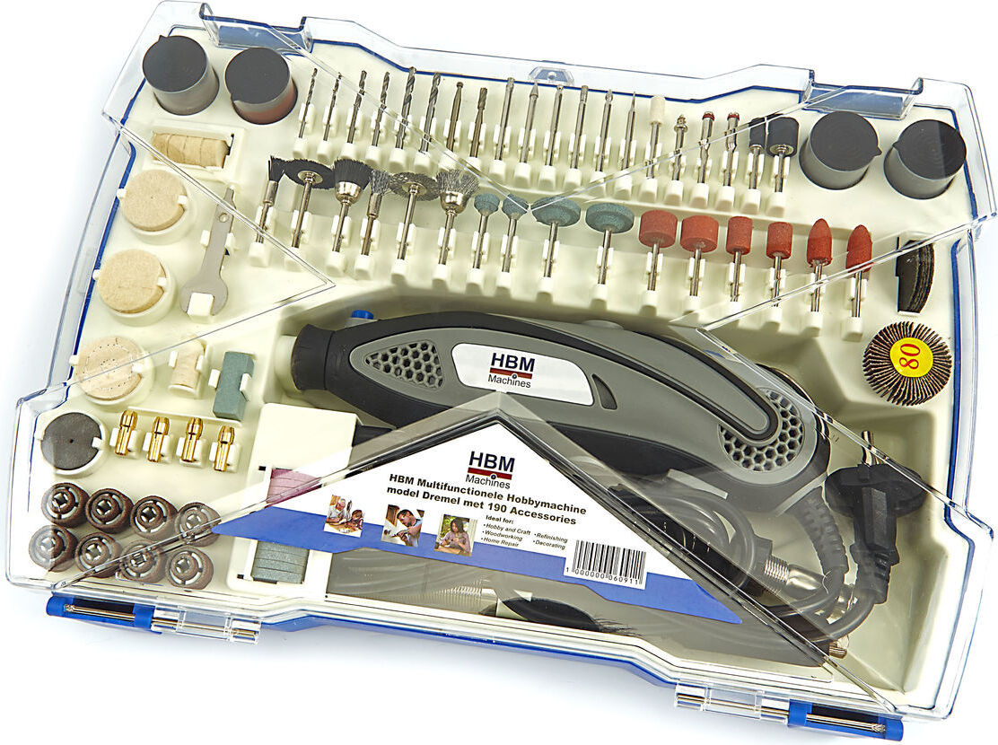 HBM Universele hobby machine met 190 accessoires