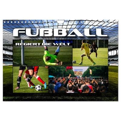 Fußball regiert die Welt (Wandkalender 2027 DIN A4 quer), CALVENDO Monatskalender
