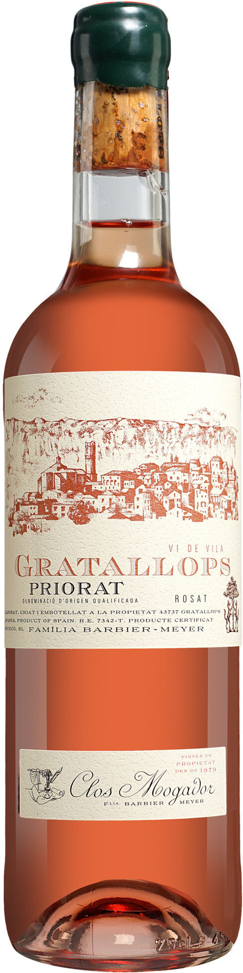 Clos Mogador Rosat Vi de Vila Gratallops 2022 14% Vol. Roséwein Trocken aus Spanien