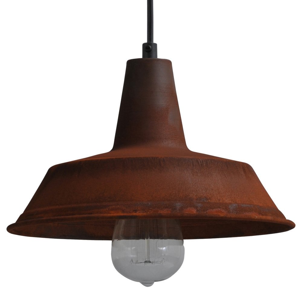 Masterlight Industria 25 Industriële Hanglamp - Roestbruin - Metaal