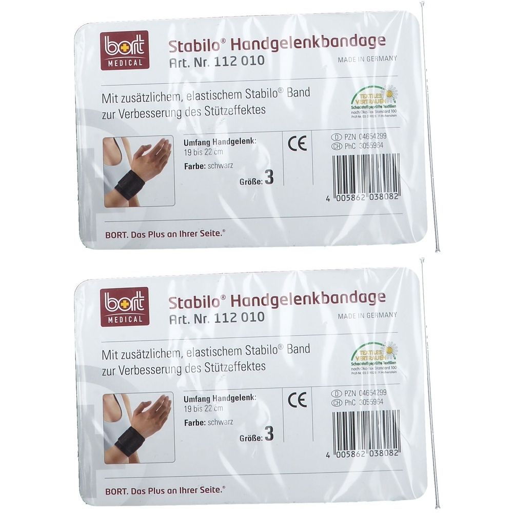 Bort Stab Handgel BA Schw3 x2 2x1 St Bandage(s)