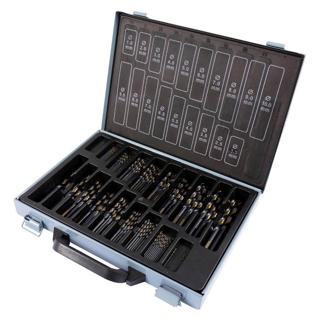 Fritzfurt 3111-1170 HSS-G Metall-Spiralbohrer-Set 170teilig korrosionsbeständi (3111-1170)