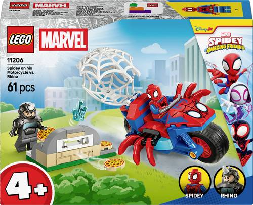 11206 LEGO MARVEL SUPER HEROES Spidey auf Motorrad vs. Rhino (11206)