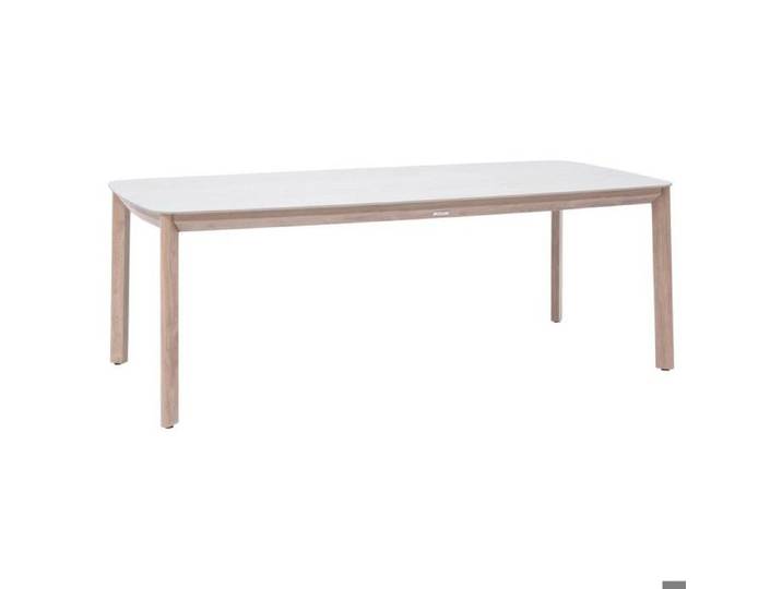 Table de jardin Nelora 8 places 100x210cm beige - Hespéride