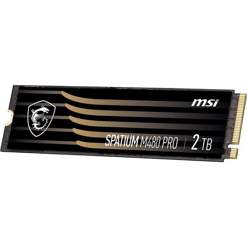 2TB MSI Spatium M480 Pro M.2 2280 PCIe 4.0 x4 3D-NAND TLC (S78-440Q600-P83)