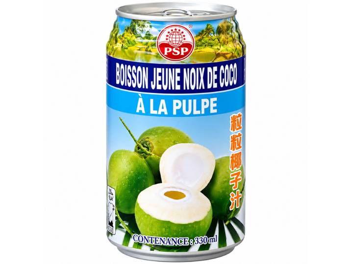 PSP Boisson jeune noix de coco avec pulpe 330ml