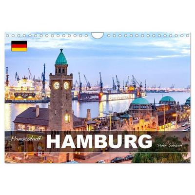Hansestadt Hamburg (Wandkalender 2027 DIN A4 quer), CALVENDO Monatskalender