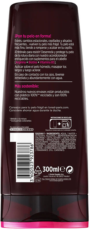 L'Oréal París Elvive Full Resist acondicionador antirotura 300 ml