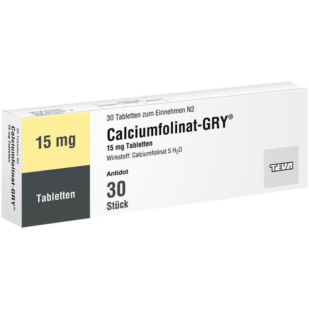 Calciumfolinat GRY 15 Tabletten 30 St