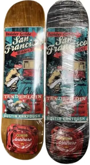 Skateboard Deck Antihero Motel 18 (8.12" - Kanfoush)