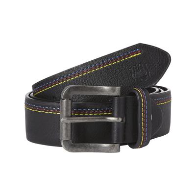 Synthetikgürtel JAN VANDERSTORM "Gürtel NICKELS", Herren, Gr. 135, schwarz, Obermaterial: 100% Polyurethan PU., Gürtel