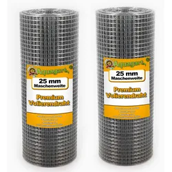 175m x 0,5m Volierendraht Drahtgitter Schweissgitter  Drahtzaun Drahtgeflecht