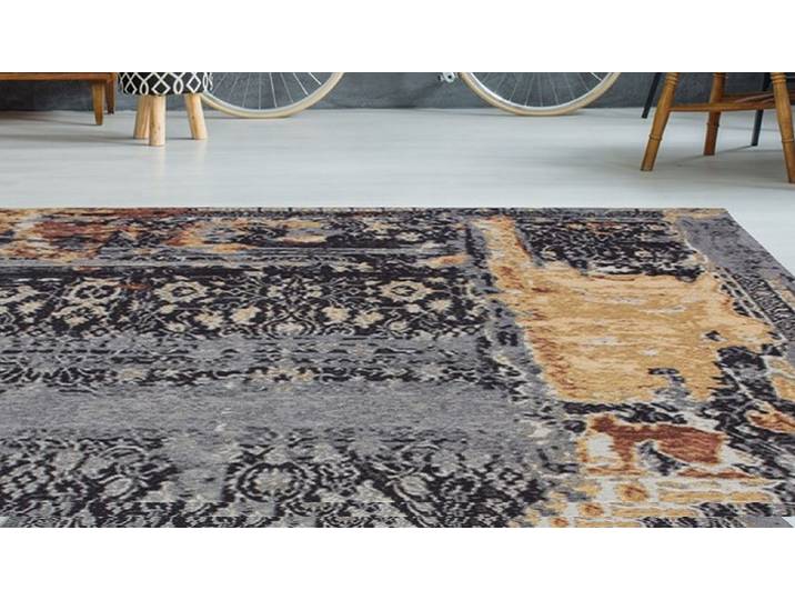 Teppich ARTE ESPINA Blaze 500 , bunt (multi, blau), B:75cm H:8mm L:150cm, Polyester, Teppiche, Teppich, spannendes Design,stilvolle Farbgebung,pflegeleicht & widerstandsfähig