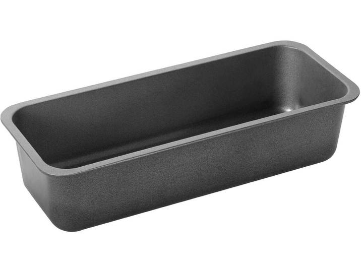 Kastenform Back-Harmonie, mit exzellenten Antihaft-Eigenschaften , grau, B:32cm L:7,5cm T:13cm, Stahlblech, DR. OETKER KÜCHENHELFER, Küchenformen, Kastenform, Keramisch Verstärkte Beschichtung, Made in Germany
