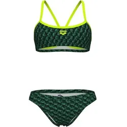 ARENA Damen Bikinioberteil MONOGRAM BIKINI BANDEAU, Größe 34 in Grün Grün