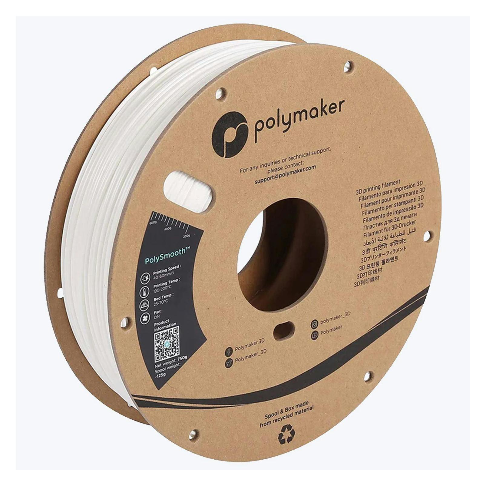 Polymaker PJ01011 PolySmooth Filament polierbar 1.75 mm 750 g Transparent 1 St (PVB, 750 g, 1.75 mm) (PJ01011)