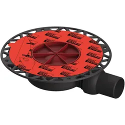 TECEdrainpoint S Ablauf superflach 3601400 DN 50, mit Universalflansch, waagerecht