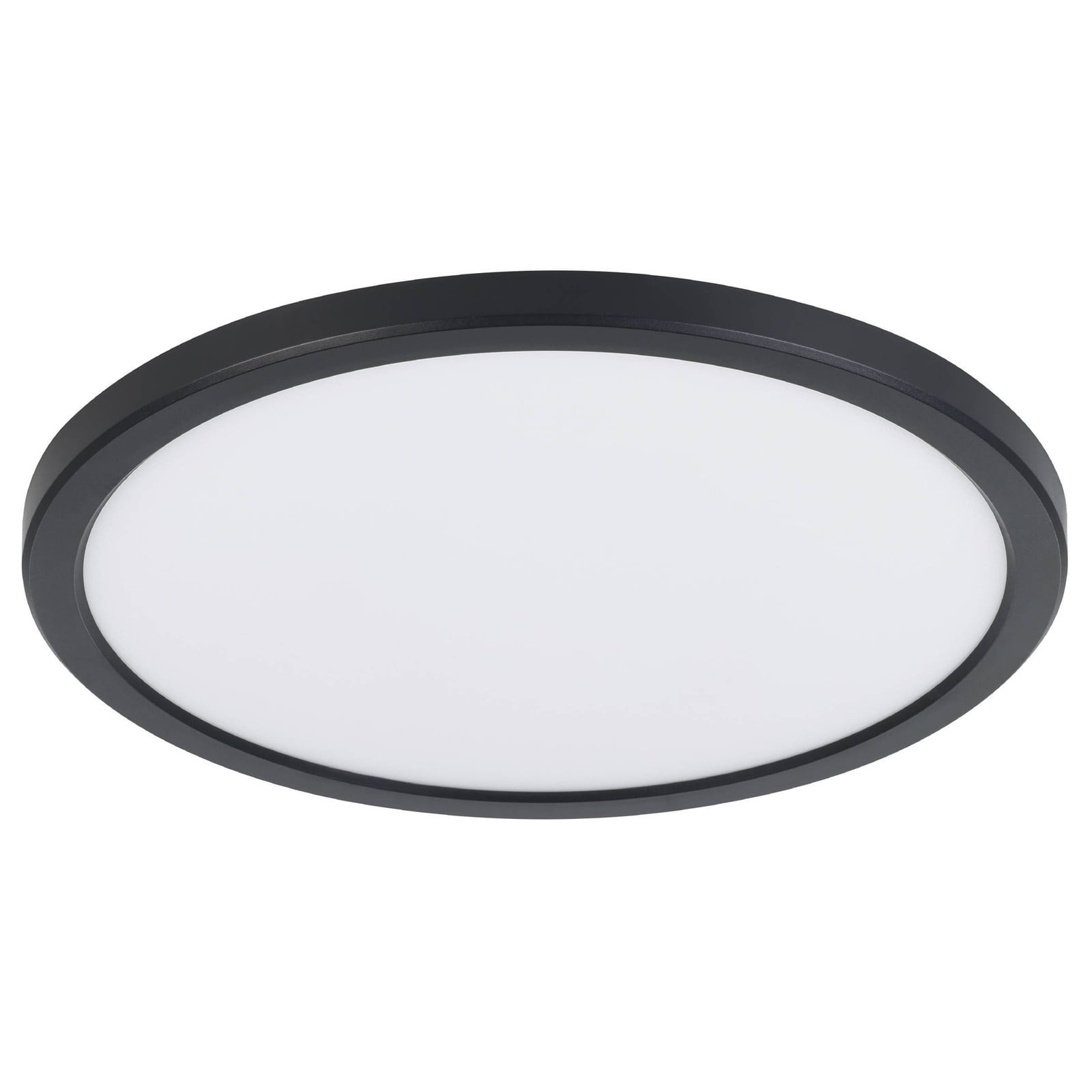 home24 LED-plafondlamp Campaspero type A zwart, Ø 29,5 cm