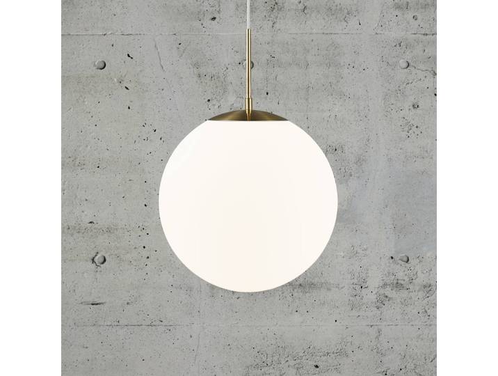 Nordlux Glas Hängelampe Grant, dimmbar, weiß / opal, für Wohn- / Esszimmer, Glas, Pendelleuchte