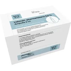 Lidocain Pharmarissano Ampulle 0.5% 2 ml 200 ML