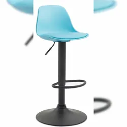 CLP Barhocker Kiel Kunststoff schwarz/blau