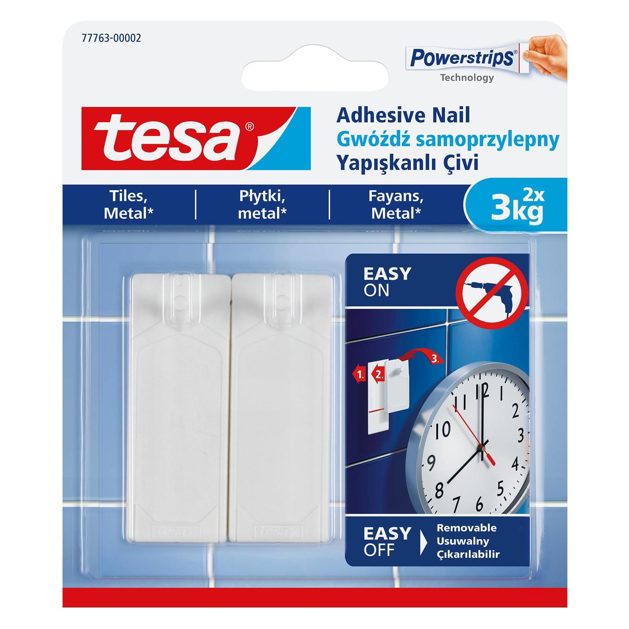 tesa 77763 MOUNTING SYSTEM. 2X3KG (77763-00005-00)