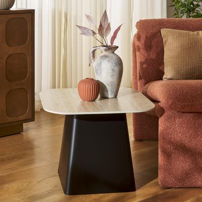 "SAFAVIEH Home Fedo Porcelain Side Table - 20"" W x 20"" D x 16"" H"
