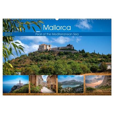 Mallorca - Pearl of the Mediterranean Sea (Wall Calendar 2027 DIN A2 landscape), CALVENDO 12 Month Wall Calendar