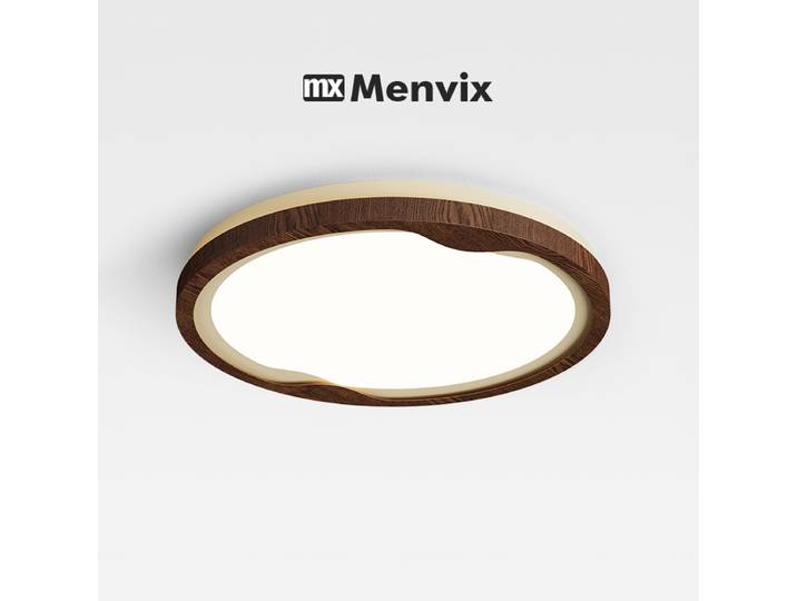 Menvix plafond moderne à LEDs lumière bois Grain nordique décor à la maison éclairage cuisine chambre salle de bain Surface plafonnier