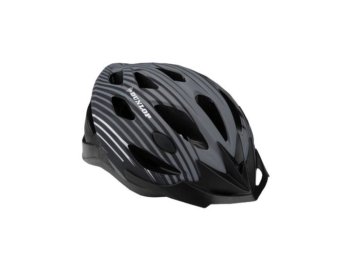 Velohelm DUNLOP 53 - 55 cm schwarz