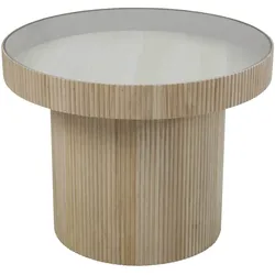 Oviala Business Couchtisch aus MDF, Holz und gehärtetem Glas