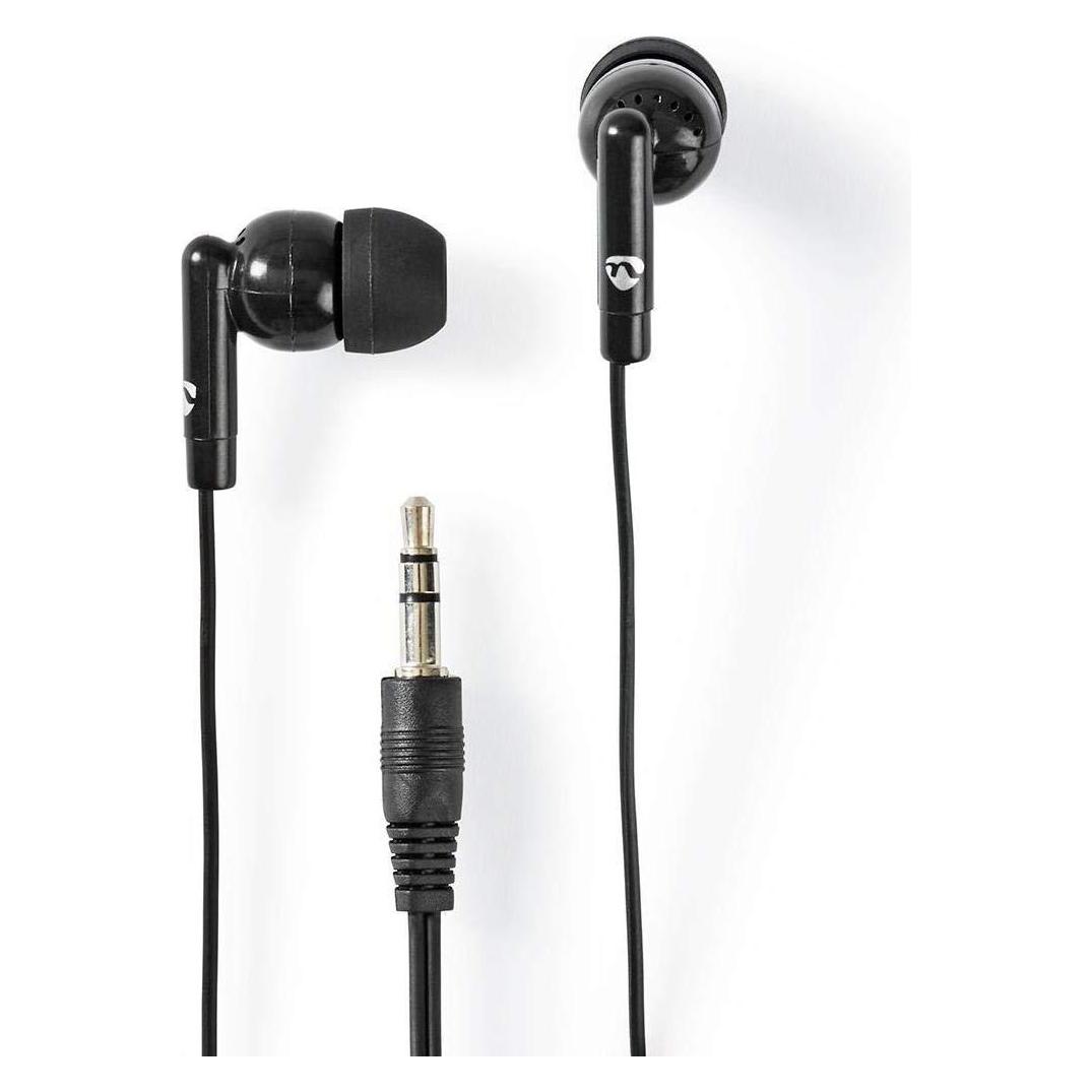 Nedis Kopfhörer mit Kabel | 3.5 mm | Seillänge: 1.20 m | Schwarz (Kabelgebunden) (HPWD1000BK)