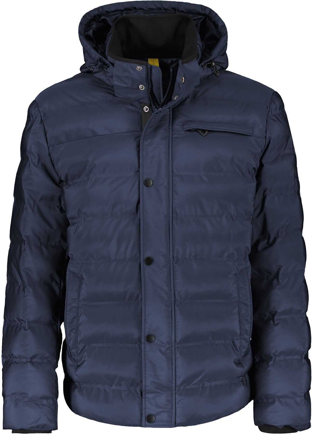 Steppjacke LERROS "Kapuzenjacke", Herren, Gr. 3XL, blau (dunkelblau), 100% Polyester, Jacken Steppjacke dunkelblau 3XL