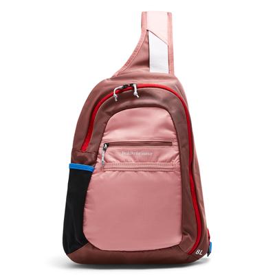 Umhängetasche PEAK PERFORMANCE "Outdoor Crossbody Bag 8,6l", Herren, Gr. B/H/T: 9,5cm x 40cm onesize, rosa (rotviolett), Kunstfaser, Taschen Umhängetasche