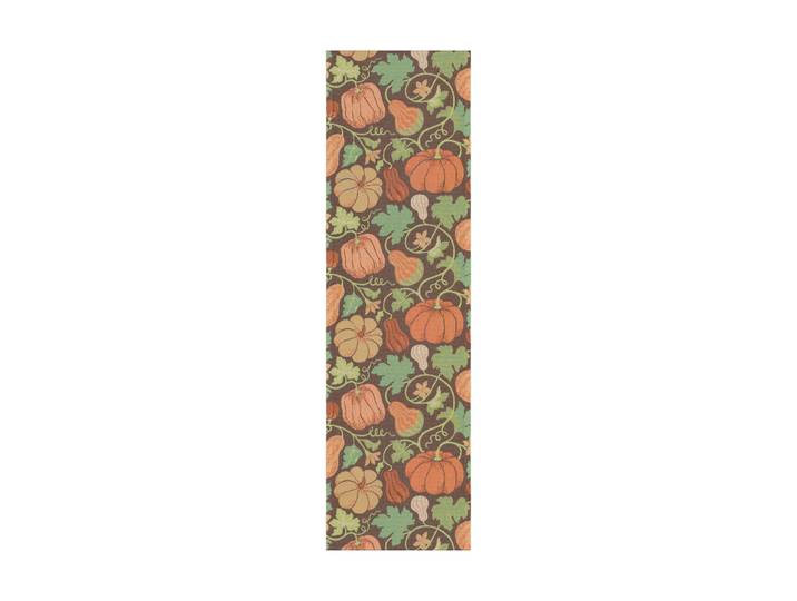 Ekelund Linneväveri Chemin de table Plenty of pumpkin 35x120 cm