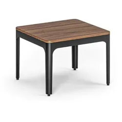 Konferenztisch NOVA, 60 x 60 cm, abgerundete Kanten, Nussbaum