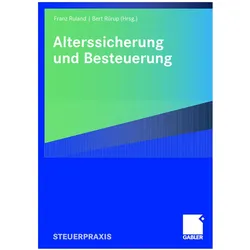 Alterssicherung und Besteuerung, Fachbücher von Wolfgang Förster, Dieter Birk, Harald Deisler