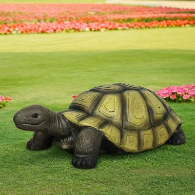 Meedzom 11.4in H Concrete Garden Statue for Outdoor, Statue for Home and Garden(Tortoise)