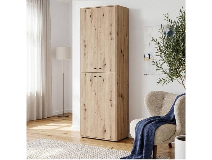 Aufbewahrungsschrank TEMPRA 2 artisan eiche 4 Türen