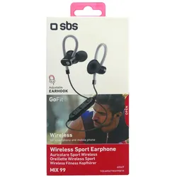 SBS Wireless Sport Earphone Black 40669