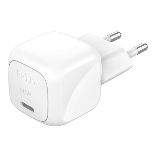 Belkin Netzladegerät USB-C 30W PD & PPS Techn. weiß WCA008kqWH