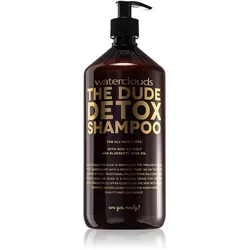 Waterclouds, Shampoo, Detox Shampoo 1000ml (Flüssiges Shampoo, 1000 ml)