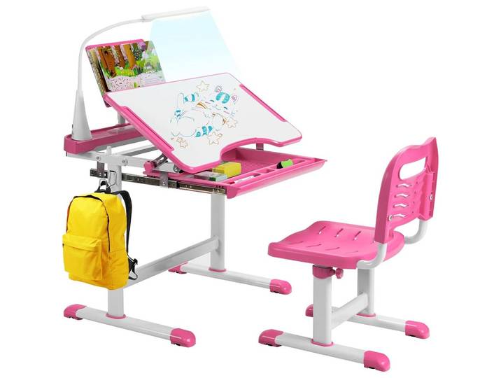 KINDERSCHREIBTISCH Pink