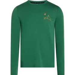 McKINLEY He.-T-Shirt Shane IV LS M GREEN DARK, GREEN DARK, XXL