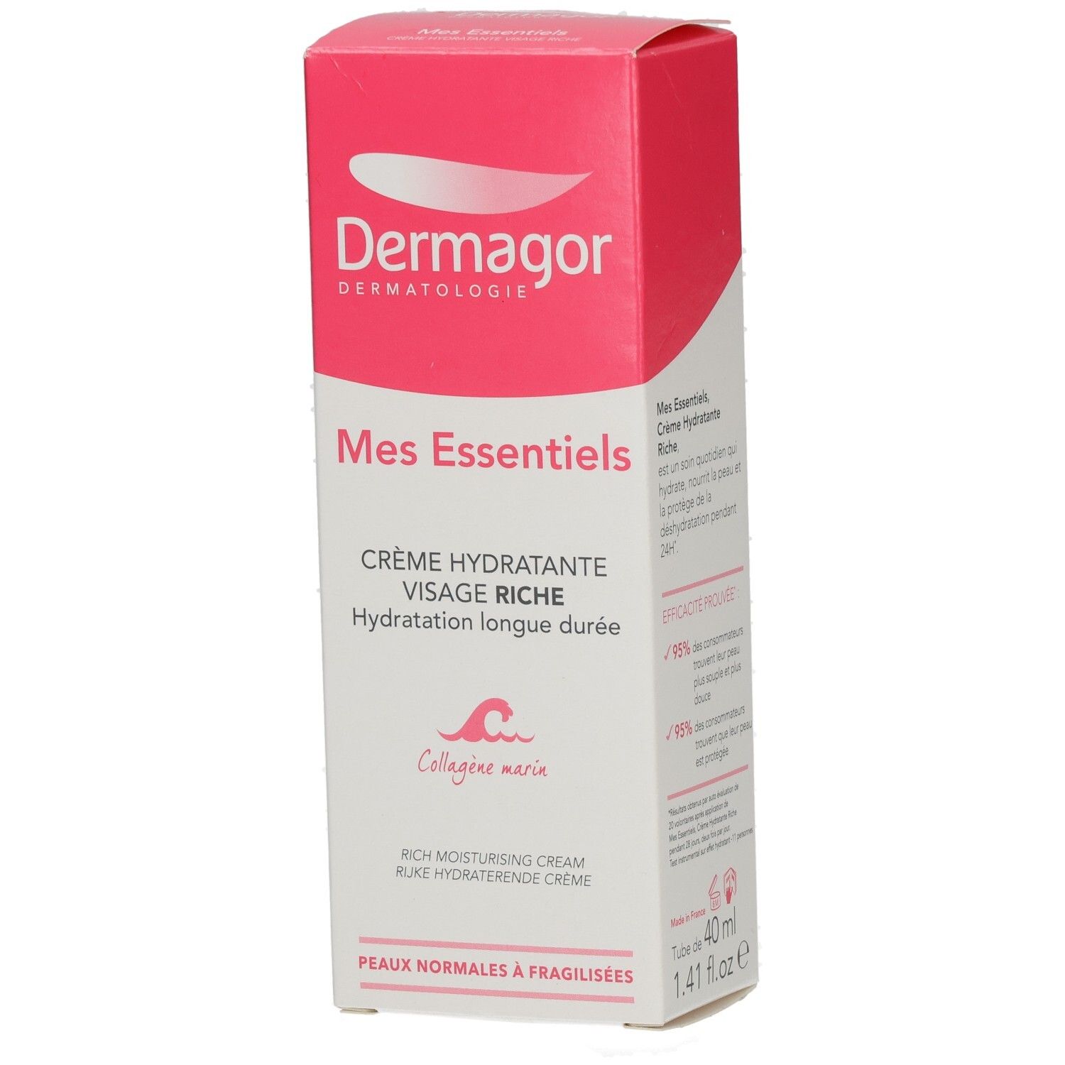 Dermagor MES Essentiels Crème Hydratante Visage 24H Riche - riche hydratante 24 H. 40 ml Creme