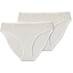 Tchibo - 2 Slips - Damen - Gr. XXL - creme