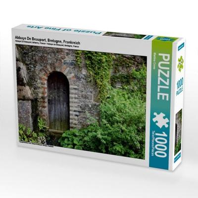 CALVENDO Puzzle Abbaye De Beauport, Bretagne, Frankreich | 1000 Teile Lege-Größe 64x48cm Foto-Puzzle für glückliche Stunden