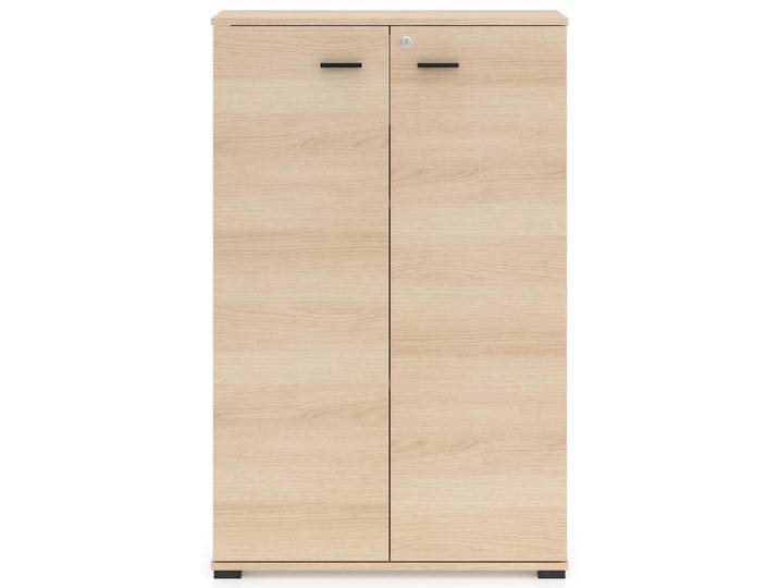 Selsey Highboard Odelis 2-türig 79 cm, Beige, Kunststoff, Rechteckig, 79x124x33.7 cm, Kleinmöbel, Kommoden, Highboards