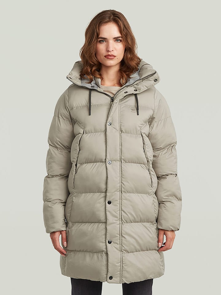 G-Star Wintermantel in Taupe - XS